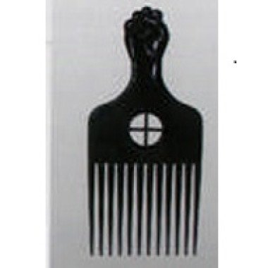Fist Plastic Afro Comb